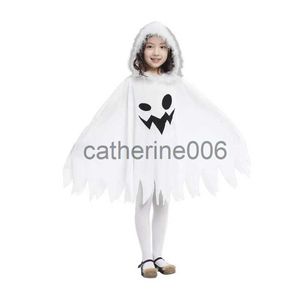 Occasions spéciales Enfant Enfants Tout-petits Cape fantôme blanche Costumes d'Halloween pour filles Cape de fée elfe Cosplay Jeu de rôle Déguisements x1004