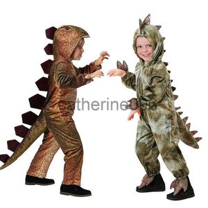 Speciale gelegenheden Halloween Dinosauruskostuums voor kinderen Wereld Tyrannosaurus Cosplay Jumpsuits Podiumfeest Cos Pakken voor kinderen Kerstcadeaus 2023 x 1004