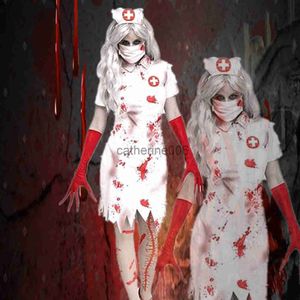 Occasions spéciales Halloween Cosplay horreur infirmière Costumes robe vêtements pour femmes uniforme scolaire carnaval habiller tenue fête Disfraz Hombre x1004