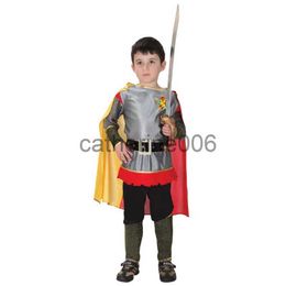 Occasions spéciales Enfants Enfant Brave Loyal Chevalier Costume Guerrier Romain Prince Costumes pour Garçons Carnaval Pourim Halloween Cosplay x1004