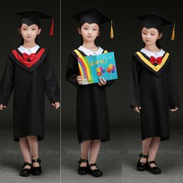 Occasions spéciales Maternelle École primaire Étudiant Uniforme Robe de célibataire avec chapeau Graduation Party Performance 230717