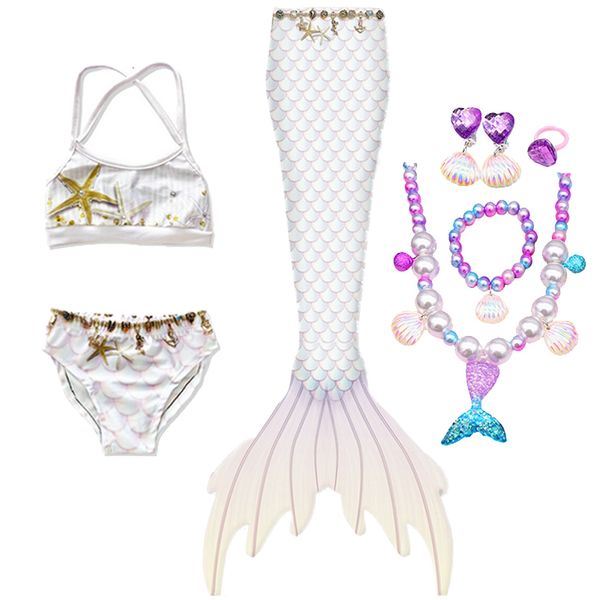 Ocasiones especiales Disfraces de sirena para niños Niñas Colas Traje de baño Niños Cosplay Traje Playa Bikini Traje de baño 230825