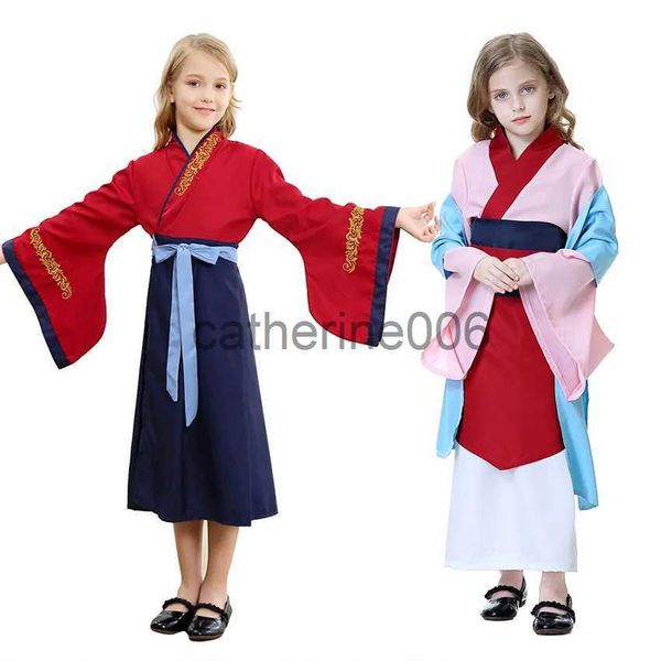 Ocasiones especiales Vestido de cosplay de Mulan para niñas Mushu Dragon Cosplay Disfraz de Mulan Disfraces de Halloween para niños Disfraces de carnaval para niños x1004