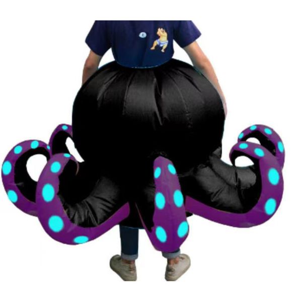 Ocasiones especiales Disfraz de pulpo Adulto Halloween Cosplay Traje inflable Mujeres Hombres Rendimiento Bottoms Carnival Party Mascot Dress Up Props 230714