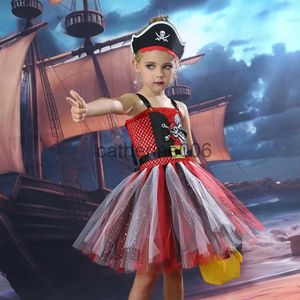 Occasions spéciales Pirate Tutu robe pour filles enfants Halloween Cosplay Costume fille princesse robes de fête enfants capitaine Tulle tenue vêtements x1004