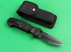 Speciale Aanbieding 715 Assisted Fast Open Flipper Folding Mes 440C Drop Point Half Serration Blade Aluminiumlegering Handvat Survival Rescue Messen