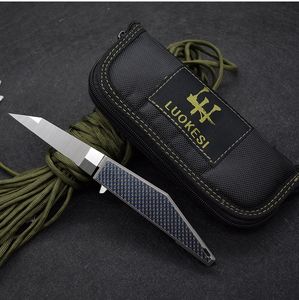 Speciaal aanbod A1897 High -end flipper vouwmes 100% echte M390 Satijnen mes Titanium legering/koolstofvezelgreep kogellager snel open EDC Pocket Knives