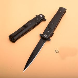 Couteau pliant à ouverture rapide assistée, offre spéciale, lame revêtue de noir/titane 440C, couteaux de poche EDC, couteaux cadeaux