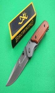 Offre spéciale Browning 338 332 Pocket Pliage Couteau extérieur Camping Randonnée Petit couteau pliant Couteaux avec boîte en papier d'origine Pack8068894