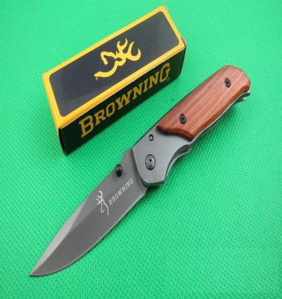 Offre spéciale Browning 338 332 couteau pliant de poche camping en plein air randonnée petits couteaux pliants avec boîte en papier d'origine pack3686028