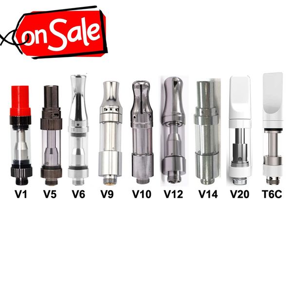 Offre spéciale véritable Itsuwa Amigo Liberty V1 V5 V9 V6 V9 V10 V12 V14 V20 T6C cartouches de vape 0.5ml 1.0ml vaporisateurs d'huile épaisse