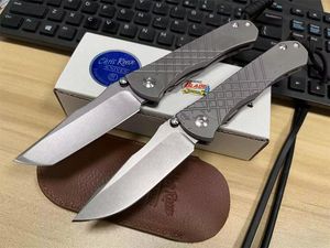 Chris Reeve Umnumzaan 25TH Flipper Zakmes S35VN Blade Titanium Handvat CR Zakmessen EDC Tools