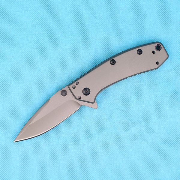 Offre spéciale 1555TI Couteaux Flipper assistés 8Cr13 Lame enduite de titane Couteau de poche EDC avec emballage de boîte de vente au détail d'origine