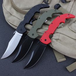 Offre spéciale grand couteau pliant Espada AUS-10A Blade G10 avec poignée en acier inoxydable Randonnée de camping en plein air Couteaux tactiques