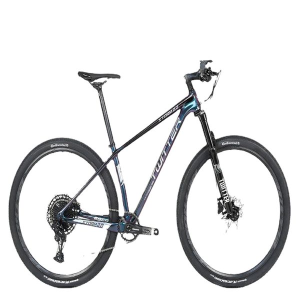 Oferta especial TWITTER nueva tormenta 2,0 bicicleta de montaña de fibra de carbono M2000-27speed bicicleta de montaña con freno de aceite 29 pulgadas cuadro de bicicleta de carbono