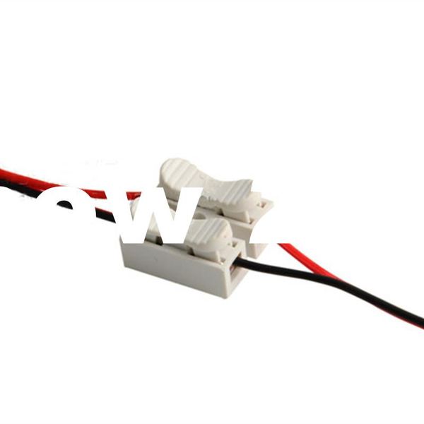 Offre spéciale en gros 2P Spring Connector LED Strip Light Wire Connexion Pas de soudure Pas de vis s Quick Connector