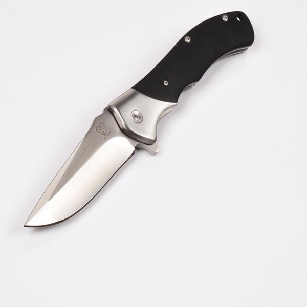 Offre spécialeCouteau pliant VOLTRON Flipper 8Cr13Mov 58HRC Satin Blade Black G10 Handle EDC Pocket Knives With Original Retail box