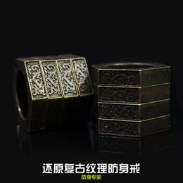 Precio especial, anillo multiusos de diseño, productos de defensa personal, deformación mágica Edc Finger Cl Tiger YRU0