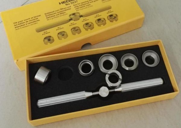 Conjunto especial de 6pcs para abridores de estuche de reloj RX TR 185 mm 202 mm 225 mm 265 mm 283 mm 295m 5537 Reloj Case Opener Tool9436813