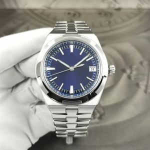 Speciaal gemaakt waterdicht horloge Bestselling Fashion Horloges Heren 41MM 4500V blauwe wijzerplaat Mechanisch Transparant Automatisch Sapphire237a