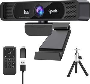 Spedal 931 HD 4K 30Fps 120 Webcam grand angle avec microphone télécommande Streaming PC conférence Windows Mac Linux HKD230825 HKD230828 HKD230828