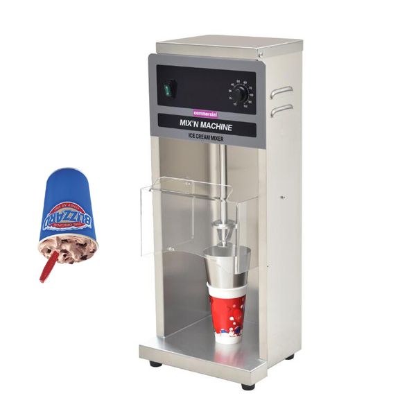 Máquina mezcladora de helados con ajuste de velocidad, mezclador de helados DIY, máquina mezcladora de batidos de leche, máquina de tormenta de nieve y hielo