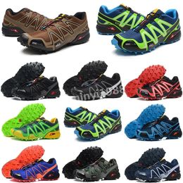 Speed cross 3 CS Jogging heren loopschoenen SpeedCross 3s runner III Zwart Groen Blauw Rood Trainers Heren Sport Sneakers chaussures zapatos 36-41 Z11