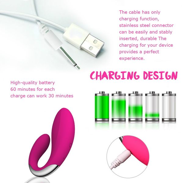 Speed ​​Mute Massager Double Clitoral Vibrator Sex Toy para mujer Anal Butt Bulto G Mujer G Spot Wireless Pareja S mejor calidad