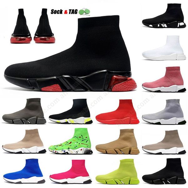 balenciaga balencaigas sock shoes des chausssures hommes femmes balenciaga's balenciagaa balenciga socks speed trainer black volt vintage beige plate-forme 【code ：L】 baskets scarpe