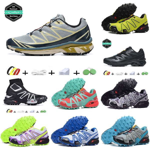 Speedcross 3 Xt6 Advanced Salomon Chaussures de sport Hommes Xapro 3dv8 Triple Black Mesh Wings 2 Blanc Bleu Rouge Jaune Vert Speed Cross Speedcross Hommes Extérieur 20