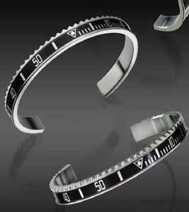 Snelheidsmeter Opening Titanium armband met Europese en Amerikaanse trend Hiphop Digitale wijzerplaat voor mannen en vrouwen Water Ghost Accessor5822853