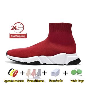 Speed ​​Socks Runners Chaussures Designber Baskets Hommes Chaussure Femme À Lacets Slip-on Triple Trainer Blanc Runner Noir Rose 1.0 Graffiti Knit Platform Shoe 36-45