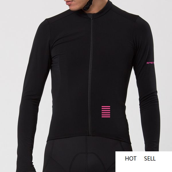 SPEXCEL NOUVEAU Poids Moyen PRO Printemps été maillot de cyclisme à manches longues Top qualité vélo course Jersey noir Rose équipement de cyclisme