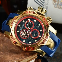 Spider 100% fonction bonne qualité réserve Venom bracelet en caoutchouc 52mm hommes Quartz montre invaincue 20212770