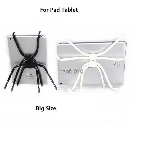 Spider Flexible Grip Holder Stand Mount para iPad Tablet SAMSUNG HTC Phone Black Small Big Size para Pad Cellphone L230619