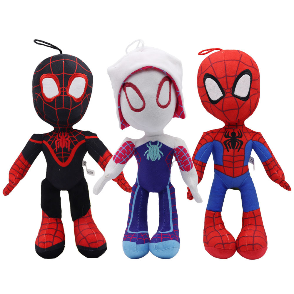 Spider Hero Parallèle Univers Film Environnant Poupées Dessin Animé En Peluche Jouets Cadeau Pour Enfants En Gros