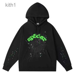 Spider Sweat à capuche 555 Young Thug Set Men Women Foam Print Web Graphic Pinkshirts Pillucheurs Surdimensive Designer Mens Man Jacket Femme 1H7C