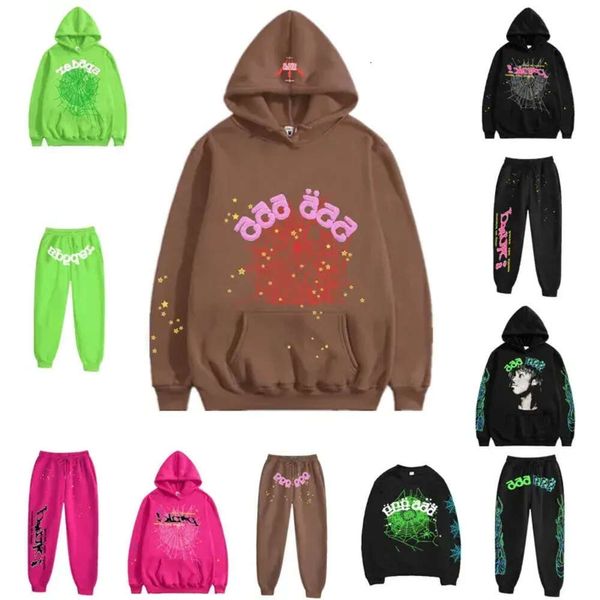 Spider Sweat à capuche Designer Mens 555 Sp5der Sweat-shirt Homme Pull Young Thug 555555 Sweats à capuche de luxe Femmes Rose Spider Veste Sweat-shirt Spid 24