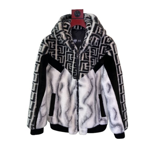 FFFFDY Chaqueta de marca de piel de visón de cuero genuino para hombre outwear diseñador Regalo de lujo Día del padre Invierno Hombres Chaquetas de plumón Diseñador de piel Homme Puffer al aire libre Xman007