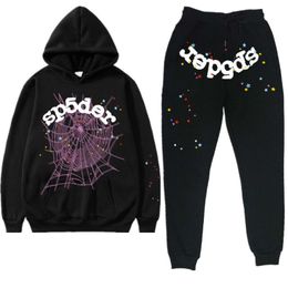 spider hoodie roze spider hoodie Young Thug sp5der hoodie trainingspak 555555 mannen vrouwen hoodie web jas Sweatshirt Spider 555 spider hoodies Gaojie trui