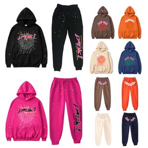 Spider Sweat à capuche Survêtements Hommes Sp5der Sweats à capuche Jeune Thug Designer Sweat-shirt d'impression en deux pièces avec Spider Sweat-shirt Spiders Taille S M L XL XXL