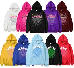 spider hoodies designer heren geborduurd spinnenweb sweatshirt joggers Pullover Red Sp5der Young Thug 55555 Angel Hoodies Heren dames hoodie Dames Truien Goedkope