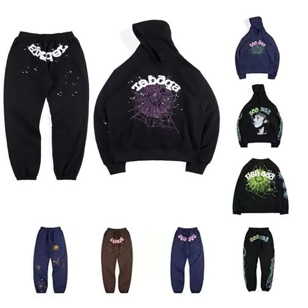 Spider Hoodies Designer Hommes Pull Rouge Sp5der Jeune Thug 555555 Angel Sweats À Capuche Hommes Femmes Sweat À Capuche Brodé Spider Web Sweat Jog 96