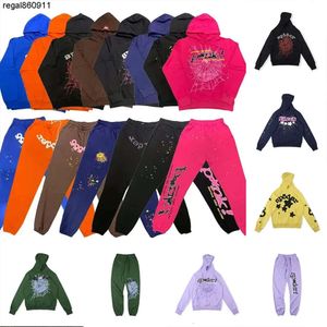 Spired Hoodies Pink Mens Tracksuits de créateurs ensembles sweat-shirt décontracté sweat-shirt Young Thug Set Joggers Printing SweetSuit