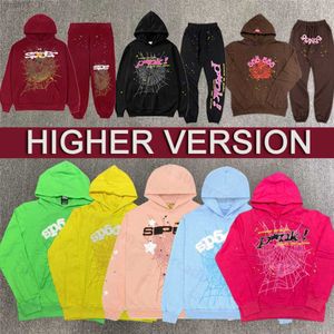 Spiouilles Hoodies Young Thug Angel Pullover Red Black Mens Hoodieg Hoodys Pantalons Top Quality SP5DER