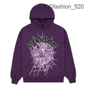 Spider Mens Sweats à capuche Nouveau Sky Blue Sp5der Sweat à capuche Hommes Femmes 1 Hip Hop Young Thug Spider Sweat à capuche dans le monde entier 555555 Sweatshirts Imprimer Pull à capuche Bleu clair W374