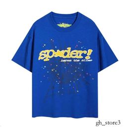 Spider Shirt 555 Spider Tshirt Pink Spider T-shirts T-shirt Spider 555 manches courtes Sp5ider Style Sweatshirt décontracté Graphique Tees Hip Hop Designer SP5er 954