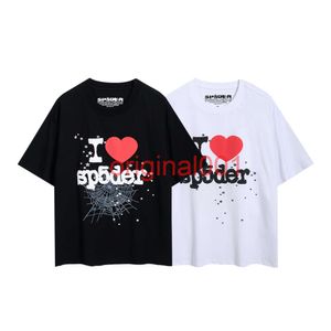 Spider shirt heren designer t -shirt sp5der5555 mannen designer kleding hoogwaardige spin tee shirt sp5der young thug mannen vrouw sp5der schuim bedrukt puur katoenen t -shirt hj