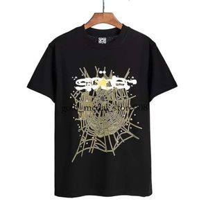 Spider T-shirt Hommes Designer Tshirt Numéro 55555 Étoile Mousse Impression Haute Qualité Pur Coton Rose Vert Femmes T-shirts À La Mode Couple Tee Lâche Polyvalent Hommes T-shirt 554