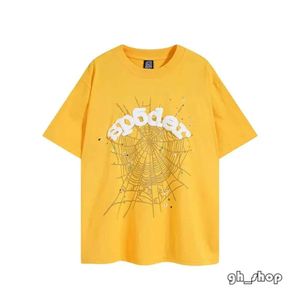 Spider T-shirt heren T-shirts 555 Hip Hop Kanyes stijl Sp5der T-shirts Jumper Europese en Amerikaanse jonge zangers korte mouw hoge kwaliteit T-shirt 1787